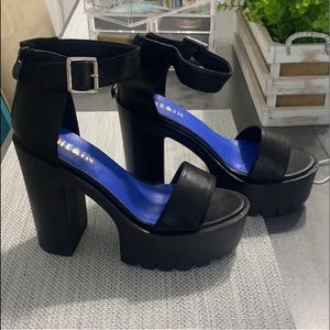Sexy Black Platforms
